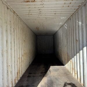 40′ x 8′ x 9.5′ Tall –Used *High Cube* Shipping / Storage Container-Wind and Watertight – BLUE