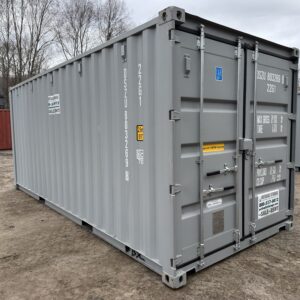 20′ x 8′ x 8.5′ Tall– New Shipping/Storage Container – Wind and Watertight – GRAY