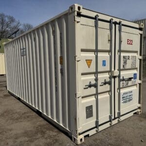 20′ x 8′ x 8.5′ Tall– GENTLY USED 2022- Shipping/Storage Container – Wind and Watertight – BEIGE
