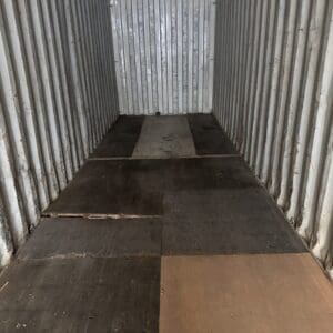 40′ x 8′ x 9.5′ Tall –**AS IS** *High Cube* Shipping / Storage Container- RED