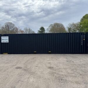 40′ x 8′ x 9.5′ Tall –New *High Cube**DOUBLE DOOR**Shipping/Storage Container – Wind and Watertight-BLACK
