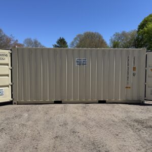 20′ x 8′ x 8.5′ Tall – New **DOUBLE DOOR**Shipping/Storage Container – Wind and Watertight–BEIGE