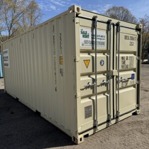 20′ x 8′ x 8.5′ Tall– New Shipping/Storage Container – Wind and Watertight – BEIGE