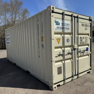 20′ x 8′ x 8.5′ Tall– New Shipping/Storage Container – Wind and Watertight – BEIGE