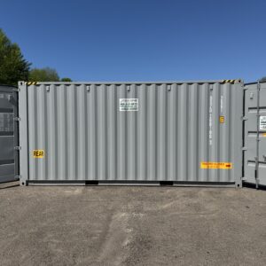 20′ x 8′ x 9.5′ Tall– New **HIGH CUBE DOUBLE DOOR** Shipping/Storage Container – Wind and Watertight – GRAY