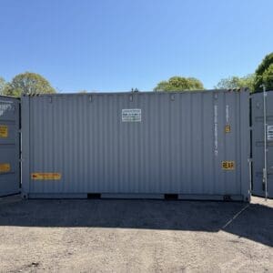 20′ x 8′ x 9.5′ Tall– New **HIGH CUBE DOUBLE DOOR** Shipping/Storage Container – Wind and Watertight – GRAY