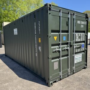 20′ x 8′ x 8.5′ Tall– New Shipping/Storage Container – Wind and Watertight – GREEN