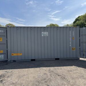 20′ x 8′ x 9.5′ Tall– New **HIGH CUBE DOUBLE DOOR** Shipping/Storage Container – Wind and Watertight – GRAY