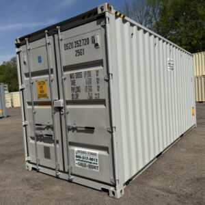 20′ x 8′ x 9.5′ Tall– New **HIGH CUBE** Shipping/Storage Container – Wind and Watertight – GRAY