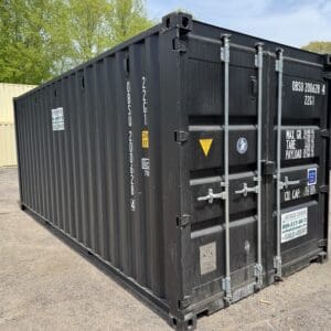 20′ x 8′ x 8.5′ Tall– New Shipping/Storage Container – Wind and Watertight – BLACK