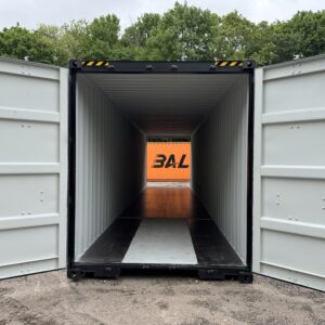 40′ x 8′ x 9.5′ Tall –New *High Cube**DOUBLE DOOR**Shipping/Storage Container – Wind and Watertight-BLACK