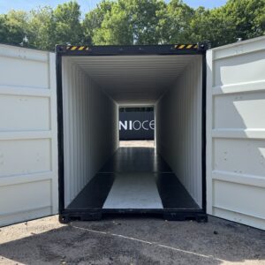 40′ x 8′ x 9.5′ Tall –New *High Cube**DOUBLE DOOR**Shipping/Storage Container – Wind and Watertight-BLACK