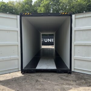 40′ x 8′ x 9.5′ Tall –New *High Cube**DOUBLE DOOR**Shipping/Storage Container – Wind and Watertight-BLACK