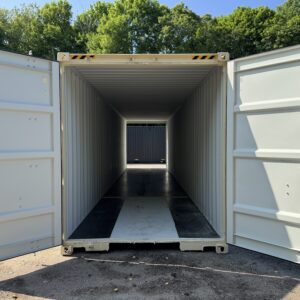 40′ x 8′ x 9.5′ Tall –New *High Cube**DOUBLE DOOR**Shipping/Storage Container – Wind and Watertight-BEIGE