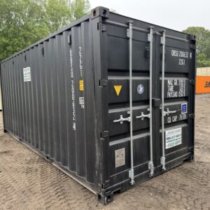 20′ x 8′ x 8.5′ Tall– New Shipping/Storage Container – Wind and Watertight – BLACK