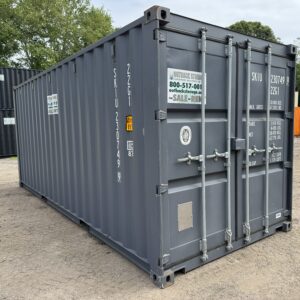 20′ x 8′ x 8.5′ Tall– New Shipping/Storage Container – Wind and Watertight – GRAY