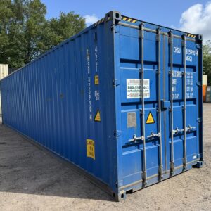 40′ x 8′ x 9.5′ Tall –  2021 *High Cube Shipping/Storage Container – Wind and Watertight – BLUE