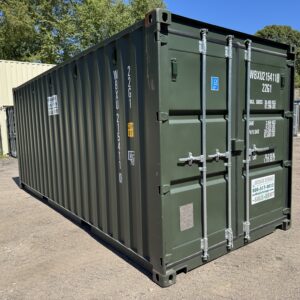 20′ x 8′ x 8.5′ Tall– New Shipping/Storage Container – Wind and Watertight – GREEN