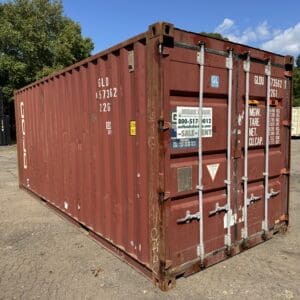 20′ x 8′ x 8.5′ Tall –WWT Shipping / Storage Container- RED