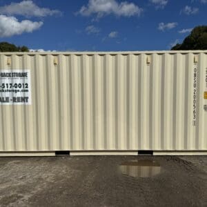 20′ x 8′ x 8.5′ Tall– GENTLY USED -Shipping/Storage Container – Wind and Watertight – BEIGE