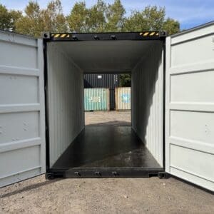 20′ x 8′ x 9.5′ Tall– New **HIGH CUBE DOUBLE DOOR** Shipping/Storage Container – Wind and Watertight – BLACK