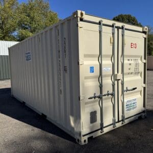20′ x 8′ x 8.5′ Tall– GENTLY USED- Shipping/Storage Container – Wind and Watertight – BEIGE