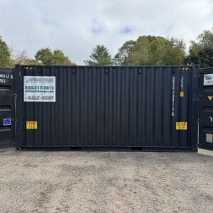 20′ x 8′ x 9.5′ Tall –New *High Cube**DOUBLE DOOR**Shipping/Storage Container – Wind and Watertight-BLACK