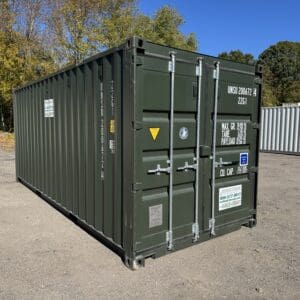 20′ x 8′ x 8.5′ Tall– New Shipping/Storage Container – Wind and Watertight – GREEN