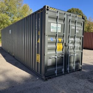 40′ x 8′ x 9.5′ Tall – New *High Cube Shipping/Storage Container – Wind and Watertight-DARK OLIVE/GREEN
