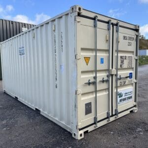 20′ x 8′ x 8.5′ Tall– GENTLY USED 2020- Shipping/Storage Container – Wind and Watertight – BEIGE