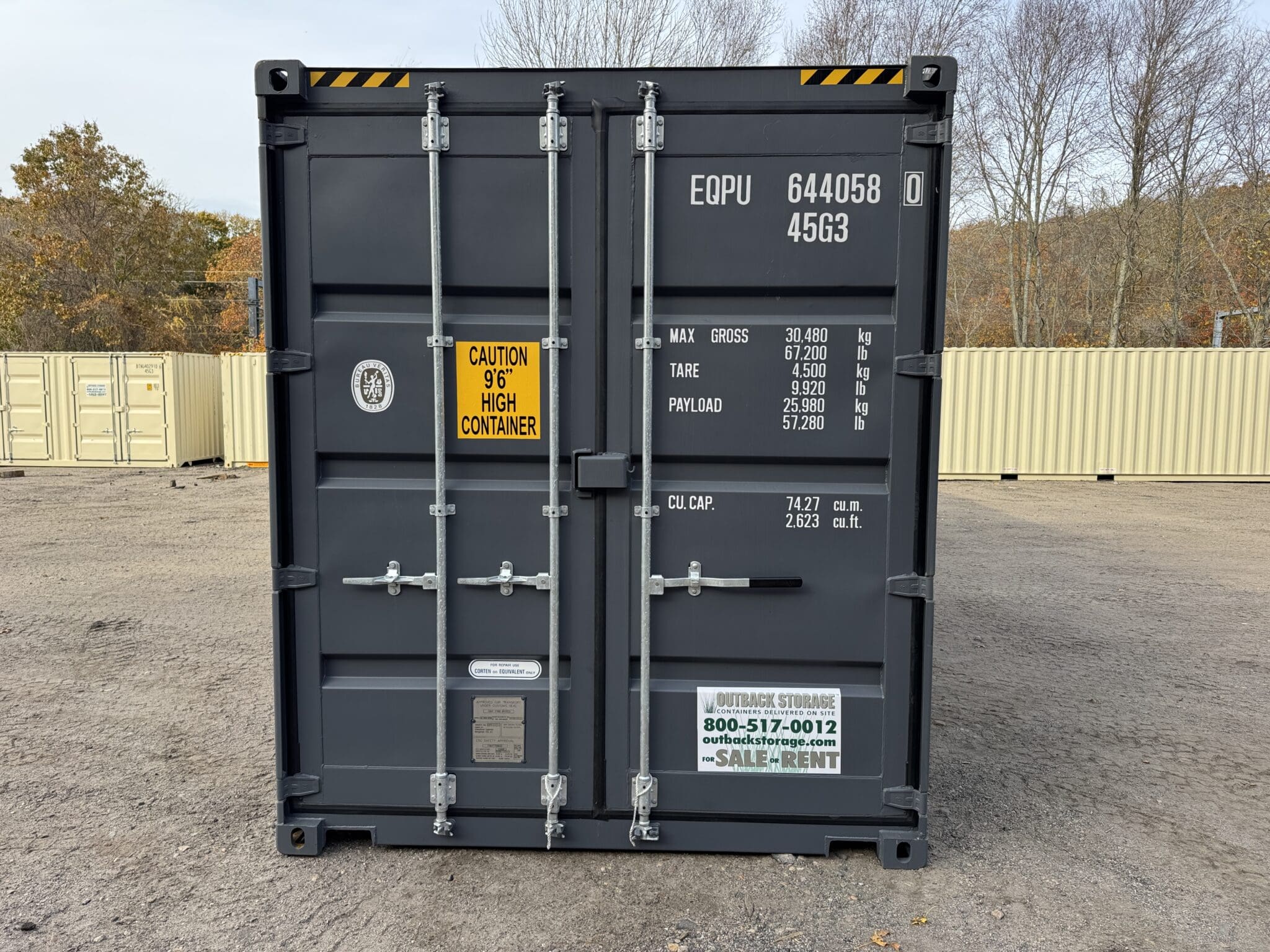 40′ x 8′ x 9.5′ Tall -New *High Cube**FOUR SIDE DOOR OPENINGS