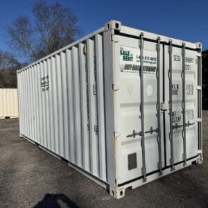 20′ x 8′ x 8.5′ Tall– GENTLY USED 2013-Shipping/Storage Container – Wind and Watertight – GRAY