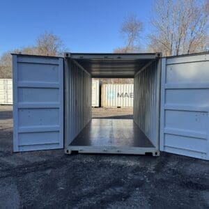 20′ x 8′ x 8.5′ Tall– New **DOUBLE DOOR** Shipping/Storage Container – Wind and Watertight – BEIGE