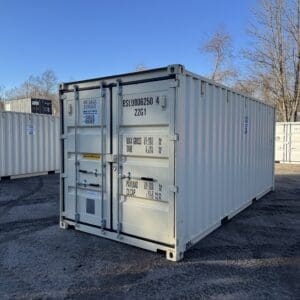 20′ x 8′ x 8.5′ Tall– New Shipping/Storage Container – Wind and Watertight – BEIGE