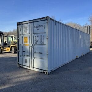 40′ x 8′ x 9.5′ Tall – New *High Cube Shipping/Storage Container – Wind and Watertight-GRAY