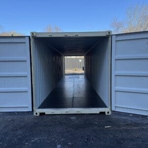 40′ x 8′ x 8.5′ Tall –New**DOUBLE DOOR**Shipping/Storage Container – Wind and Watertight-BEIGE