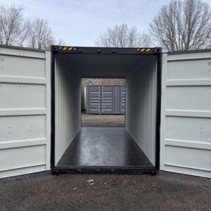 20′ x 8′ x 9.5′ Tall– New **HIGH CUBE DOUBLE DOOR** Shipping/Storage Container – Wind and Watertight – BLACK