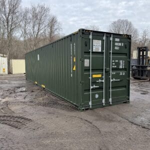 40′ x 8′ x 9.5′ Tall –New *High Cube*Shipping/Storage Container – Wind and Watertight-GREEN