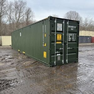 40′ x 8′ x 9.5′ Tall –New *High Cube*Shipping/Storage Container – Wind and Watertight-GREEN
