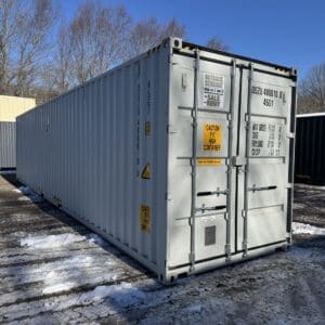 40′ x 8′ x 9.5′ Tall –New *High Cube*Shipping/Storage Container – Wind and Watertight-GRAY