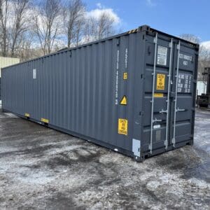 40′ x 8′ x 9.5′ Tall –New *High Cube*Shipping/Storage Container – Wind and Watertight - GRAY