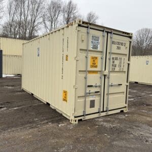 20′ x 8′ x 9.5′ Tall– New * Shipping/Storage Container – Wind and Watertight – BEIGE