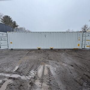 40′ x 8′ x 9.5′ Tall –New *High Cube**DOUBLE DOOR**Shipping/Storage Container – Wind and Watertight-GRAY