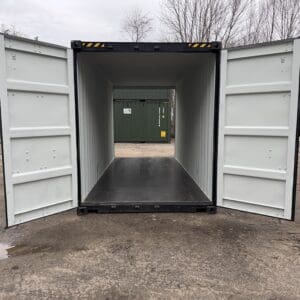 20′ x 8′ x 9.5′ Tall– New **HIGH CUBE DOUBLE DOOR** Shipping/Storage Container – Wind and Watertight – BLACK