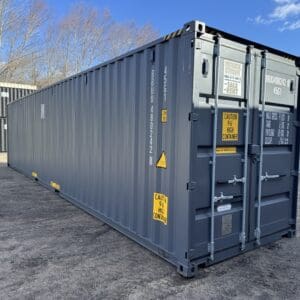 40′ x 8′ x 9.5′ Tall –New *High Cube*Shipping/Storage Container – Wind and Watertight - GRAY