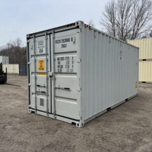 20′ x 8′ x 9.5′ Tall– New **HC** Shipping/Storage Container – Wind and Watertight – GRAY