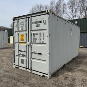 20′ x 8′ x 9.5′ Tall– New **HC** Shipping/Storage Container – Wind and Watertight – GRAY