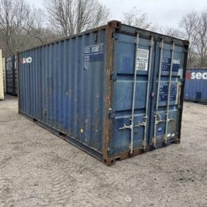 20′ x 8′ x 8.5′ Tall –Used Shipping / Storage Container-Wind and Watertight – BLUE