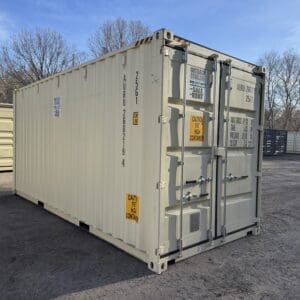 20′ x 8′ x 9.5′ Tall– New **HC** Shipping/Storage Container – Wind and Watertight – BEIGE