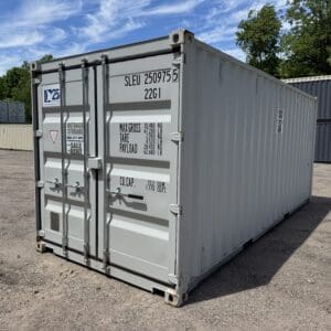 20′ x 8′ x 8.5′ Tall– New Shipping/Storage Container – Wind and Watertight – GRAY